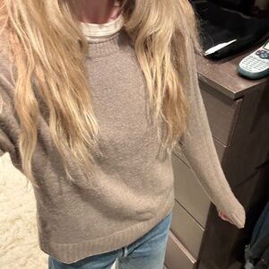 Jenni Kayne Everyday Sweater in Taupe